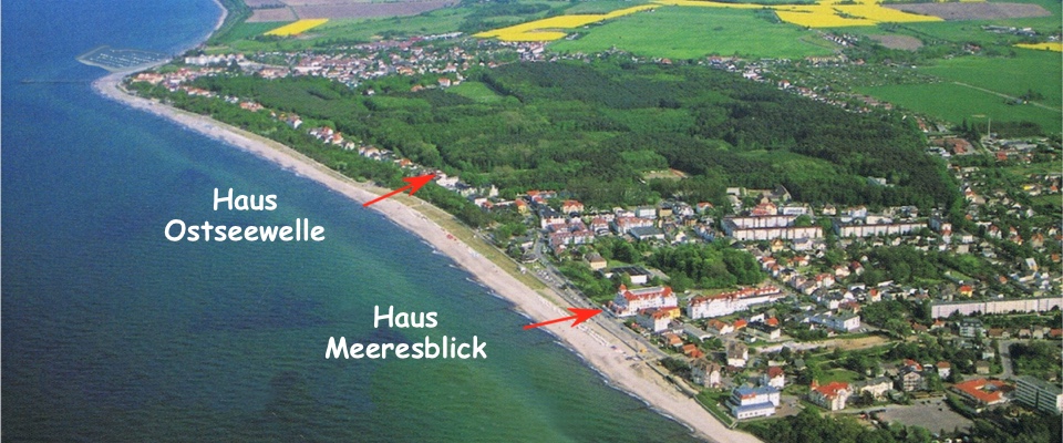 Kühlungsborn befindet sich direkt an der Ostseeküste.